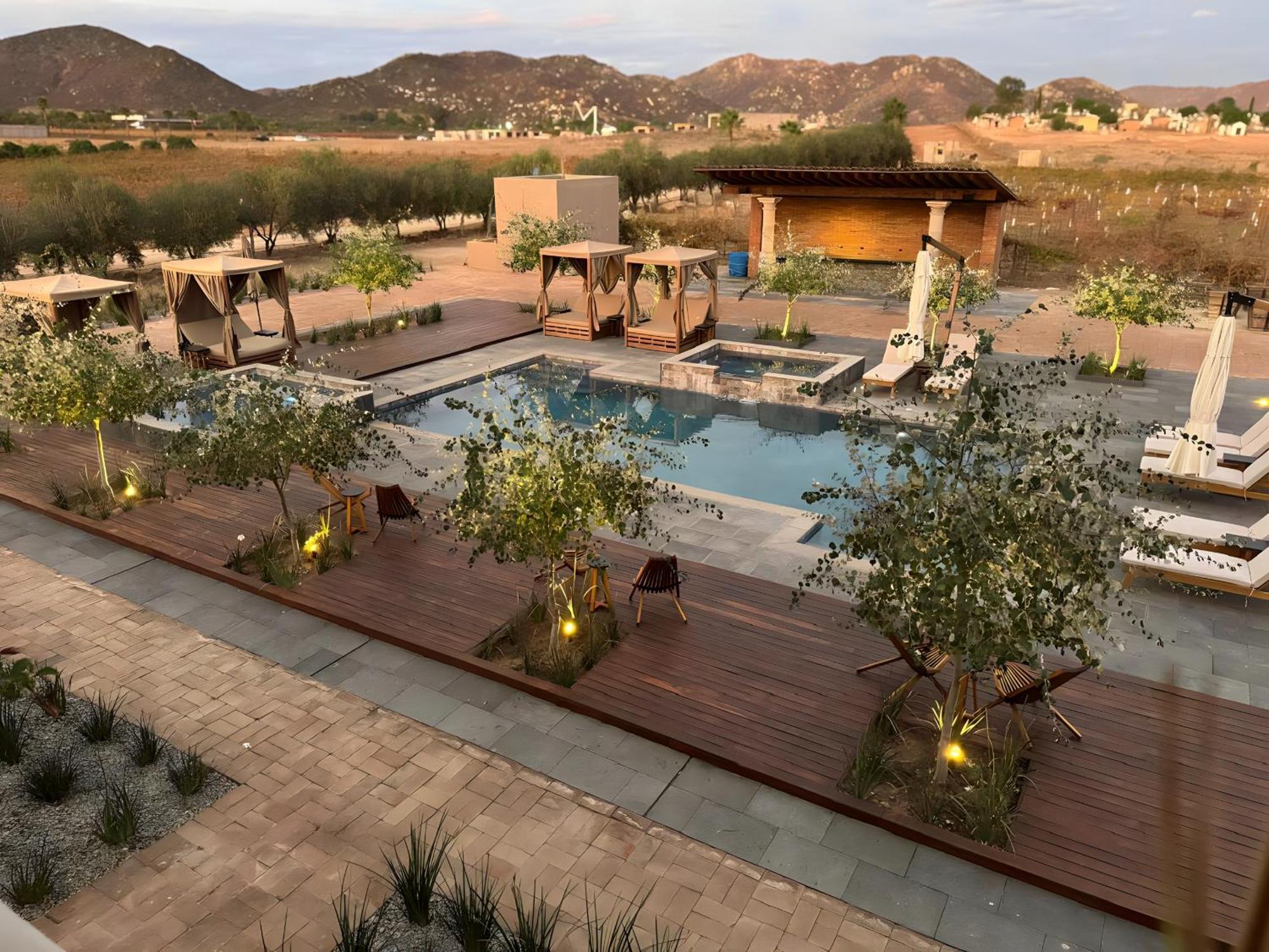 Hotel Flores De Sal-Valle De Guadalupe Luaran gambar